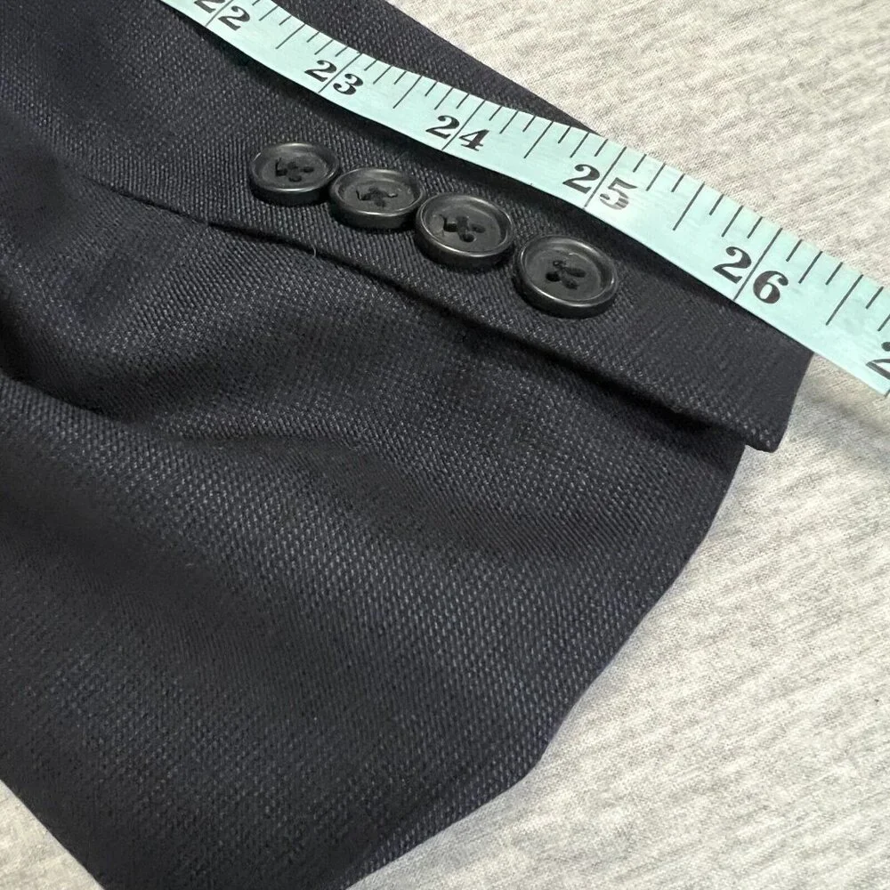 Vintage 90's Chaps Ralph Lauren Blazer Mens 43L Navy Wool Cashmere Blend Classic